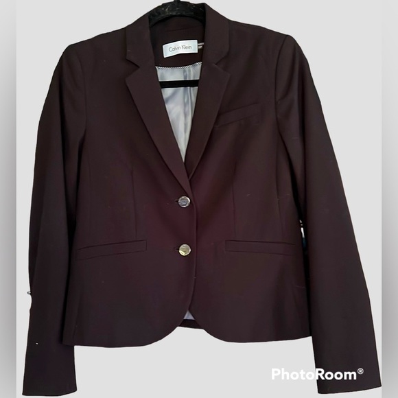 Calvin Klein Jackets & Blazers - CALVIN KLEIN Women’s Black Lined Blazer, Size 10 Petite, EUC.